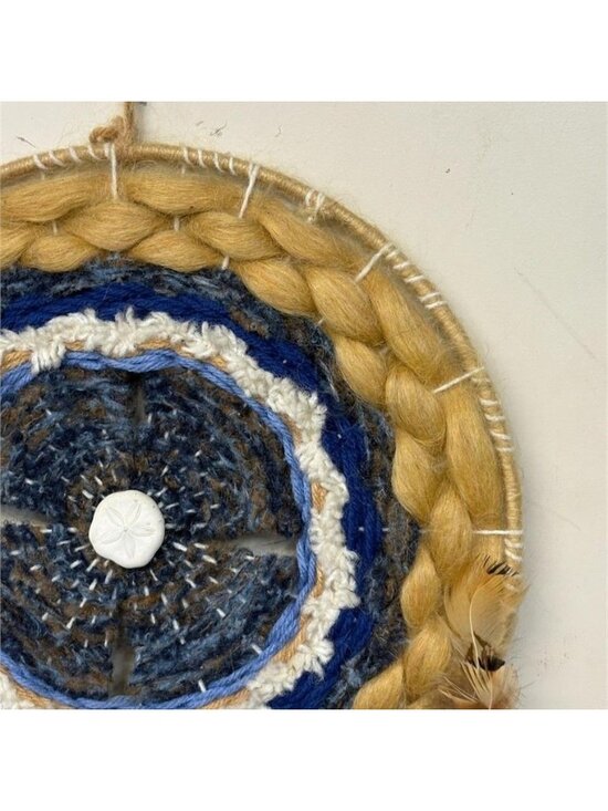 Vintage Woven Wool Mandala Dream Catcher - Picture 2 of 11